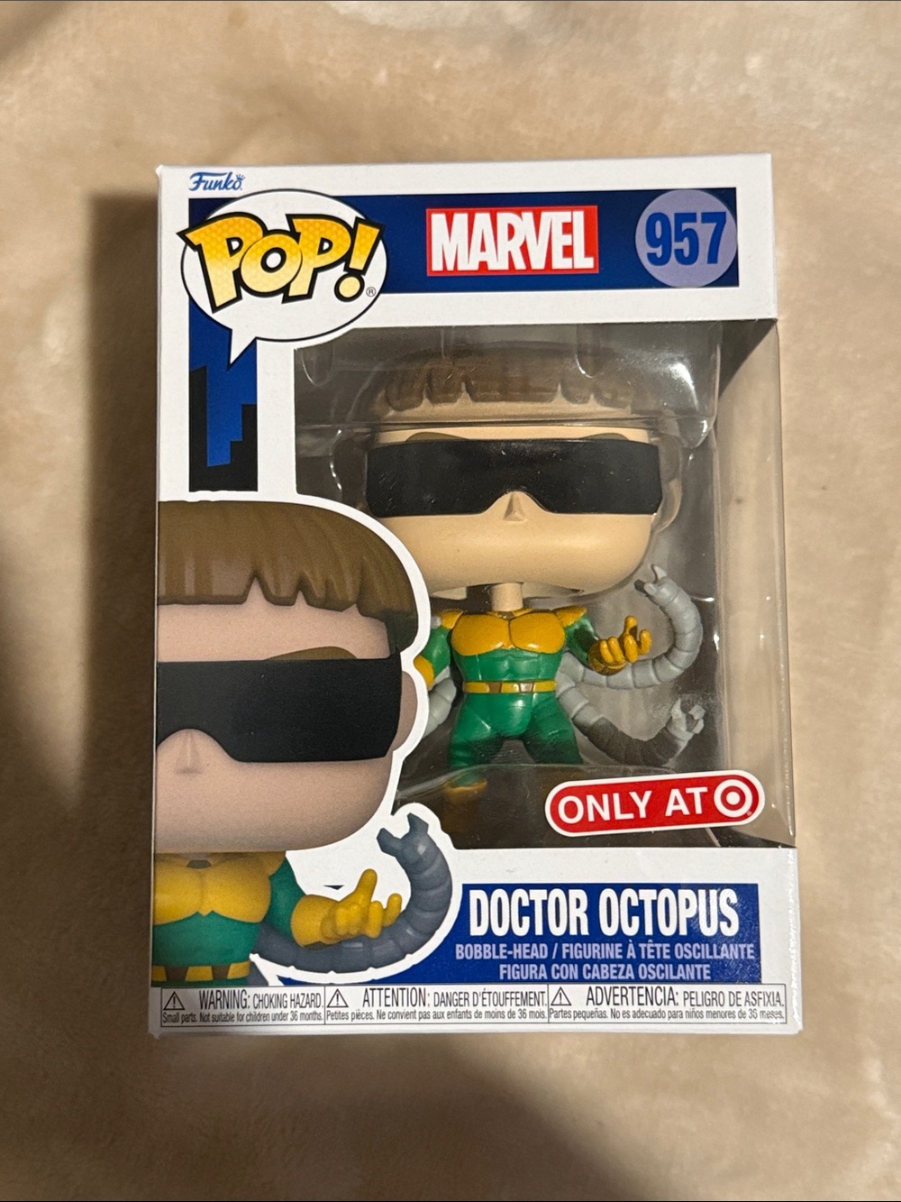 Funko Pop! Marvel Doctor Octopus Vinyl Figure - Green, Yellow & Silver